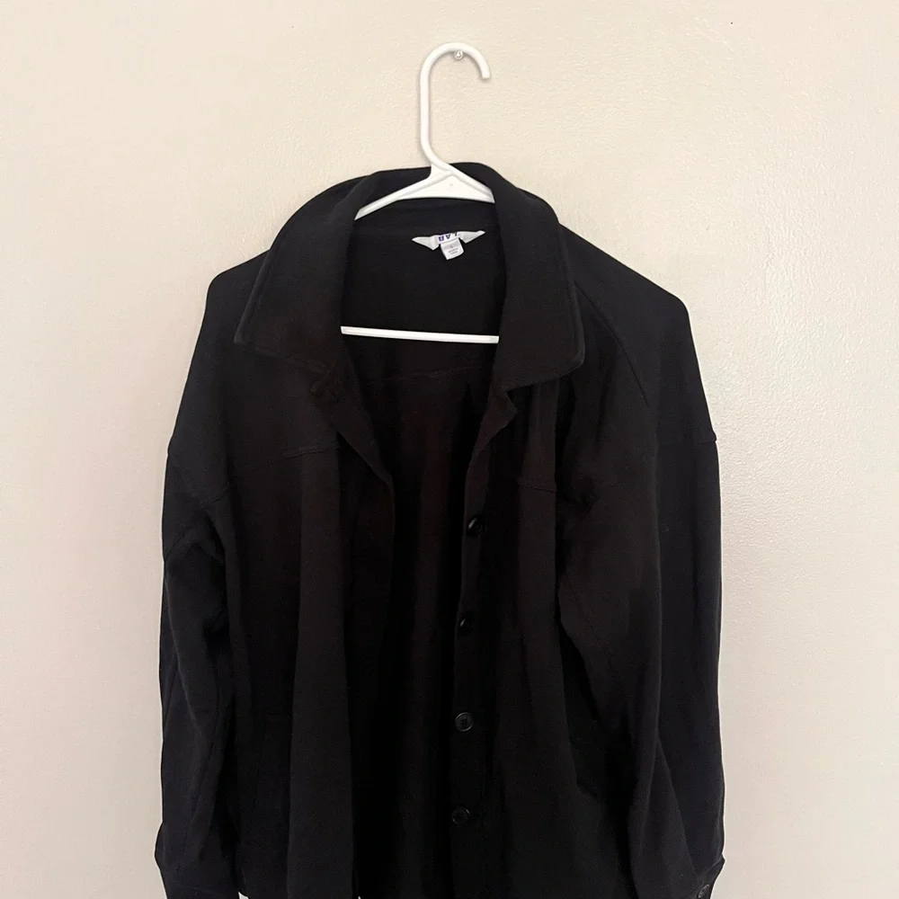 Black Button-Up Jacket - Picture 1 of 2